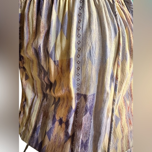 Dear John MELODIE TIERED RUFFLE Southwest Meadow DRESS Size S - Picture 6 of 11